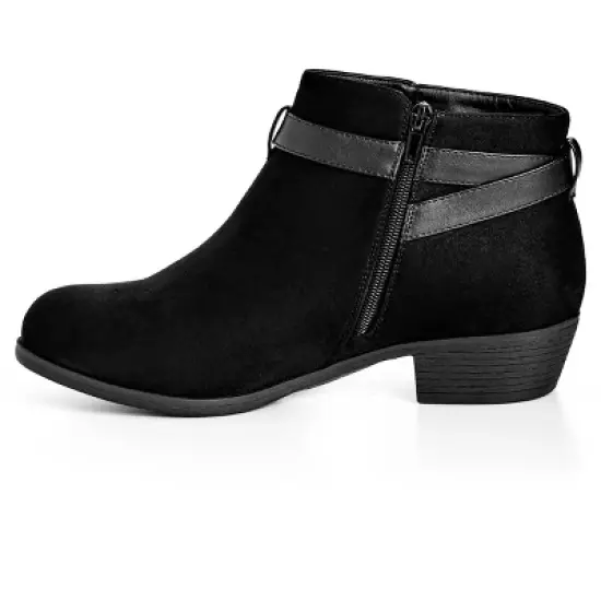 Women's WIDE FIT Jada Ankle Boot - black | CLOUDWALKERS image {2}