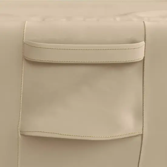 Pure Garden 88" Patio Table Cover Beige image {6}