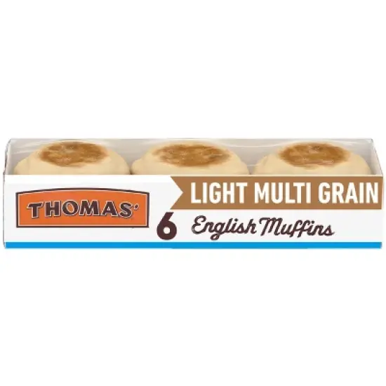 Thomas' Light Multigrain English Muffins - 12oz/6ct image {13}