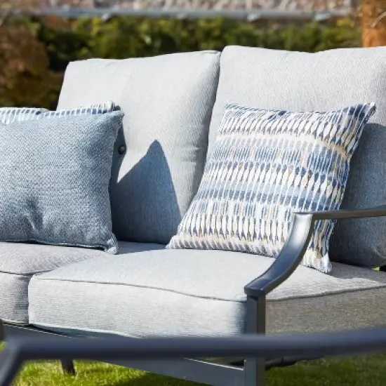 Patio Festival 4pc Steel Patio Conversation Set image {2}