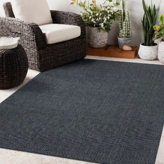 World Rug Gallery Contemporary Flatweave Indoor/Outdoor Area Rug image {8}