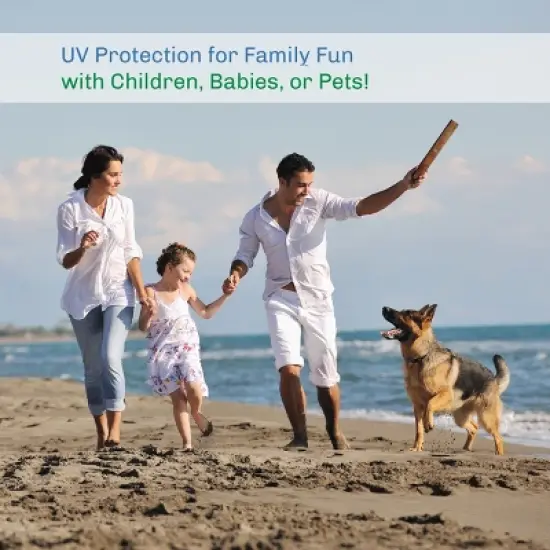 Beach Tent Sun Shelter - Sport Umbrella - UV Protection and Water-Resistant with Carry Bag &ndash; Shade Canopy for Families by Wakeman Outdoors (Green) image {5}