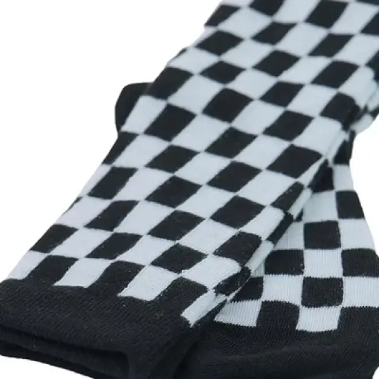 Compact Checker Patterned Knee High Socks from the Sock Panda (Women's Sizes, Adult Medium) image {2}