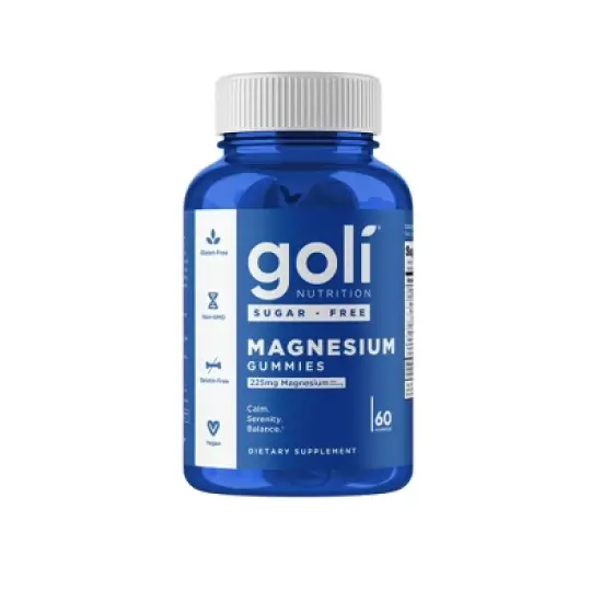 Goli Nutrition Magnesium Sugar Free Dietary Supplement Vegan Gummies - 60ct image {6}