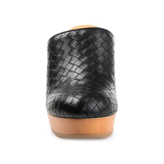 Journee Collection Womens Kelsy Mules Mid Block Heel Round Toe Pumps image {5}