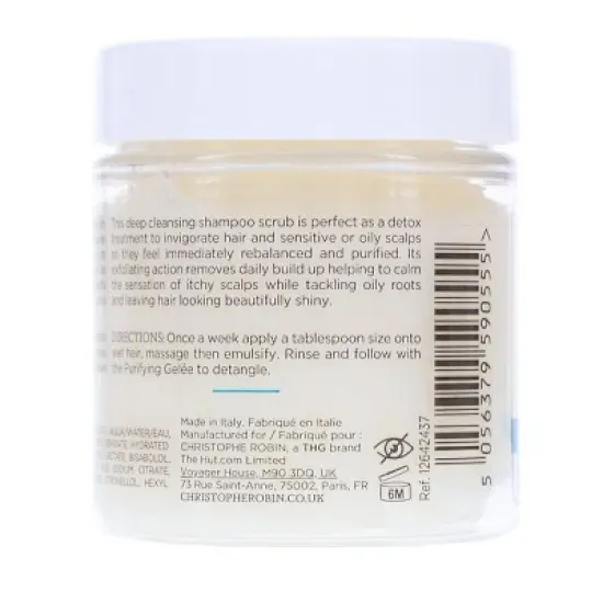 Christophe Robin Purifying Scalp Scrub with Sea Salt 2.5 oz image {5}