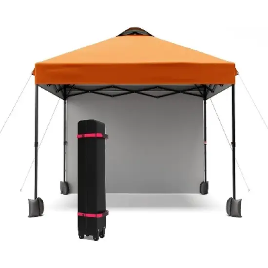 10'x10' Outdoor Canopy Tent with Sidewall, Easy Pop up Canopy with Vented Roof, Outdoor Sun Shade for Garden Commercial Party image {11}