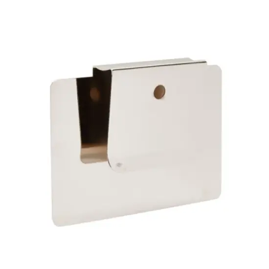 Okuna Outpost 10 Piece Set Chrome Metal Basket Labels Clip On for Storage Bins with 2 Black Markers, 3.5 x 2.5 In image {7}