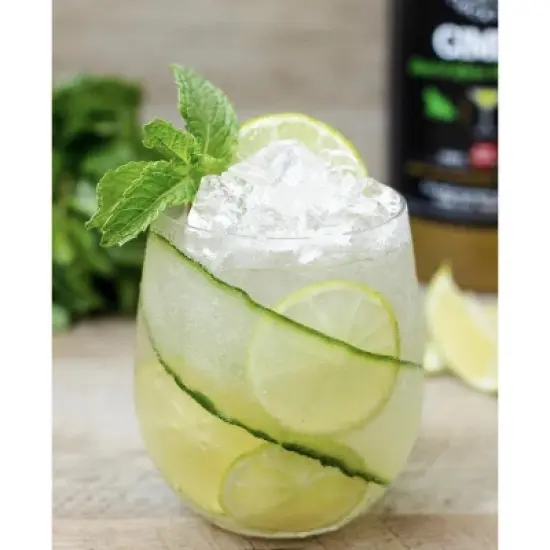 Crafted Cocktails Basil Martini Gimlet Mix: 2 Pack&nbsp; 60 Calories, Handcrafted with Agave, Lime and Basil&nbsp; Effortless Mixology with Gourmet Flavor image {3}