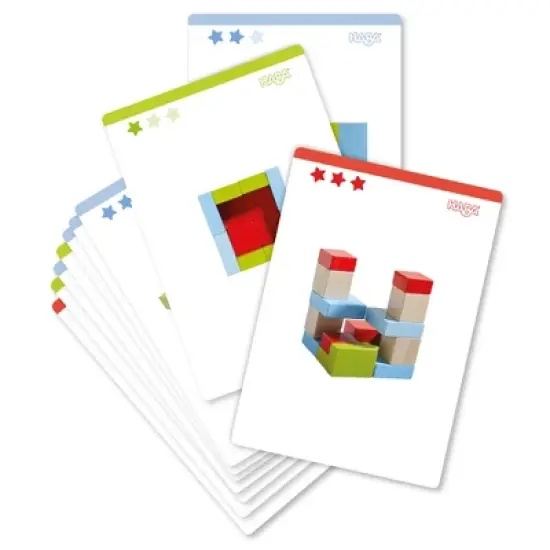 HABA Four by Four Wooden Building Blocks (Made in Germany) image {2}