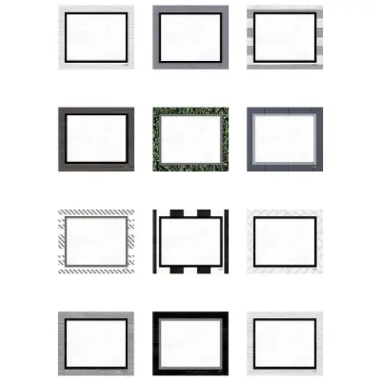 Teacher Created Resources Modern Farmhouse Blank Cards Mini Accents 36 Per Pack 6 Packs (TCR8519-6) image {1}