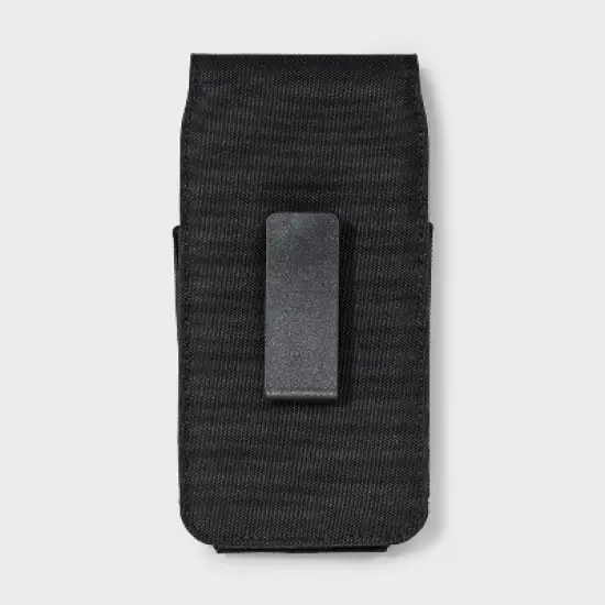 Universal Cell Phone Belt Holster - dealworthy&trade; Black image {3}