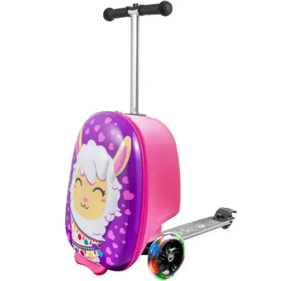 Kiddietotes Kids' Hardside Carry On Suitcase Scooter image {11}
