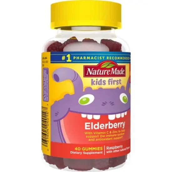 Nature Made Kids First Elderberry Gummies - 40ct image {1}