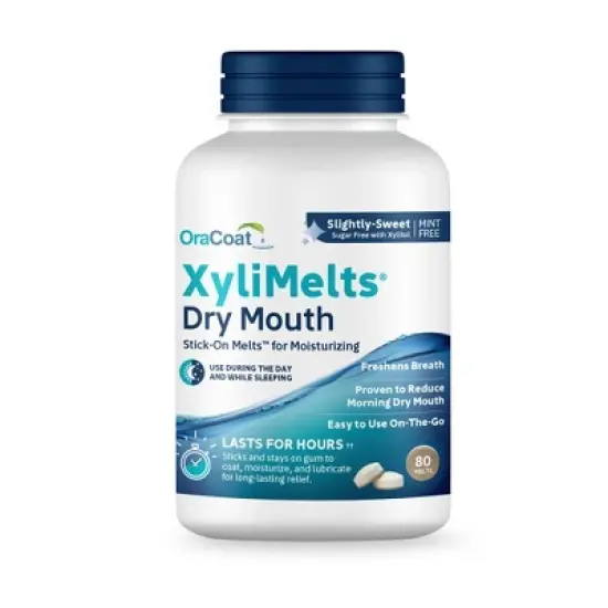 OraCoat XyliMelts for Dry Mouth Relief Slightly Sweet image {5}