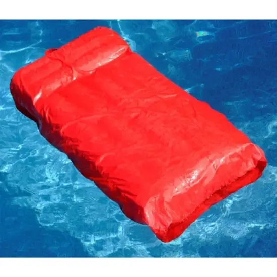 Swimline Solstice 15030R SunSoft Swimming Pool Inflatable Fabric Loungers Red, 2 image {2}