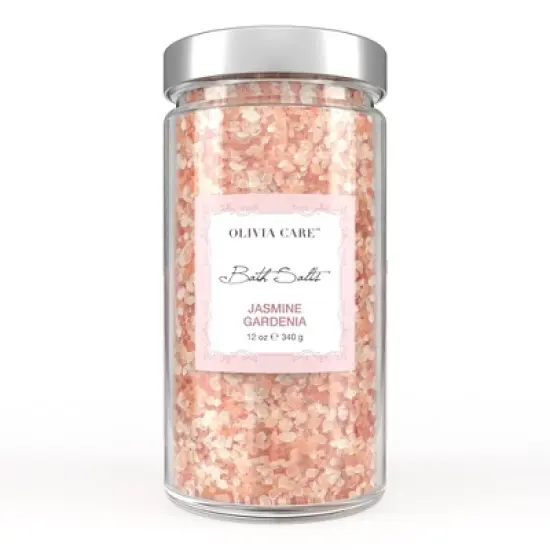 Olivia Care Floral Jasmine Gardenia Bath Salts - 12oz image {2}