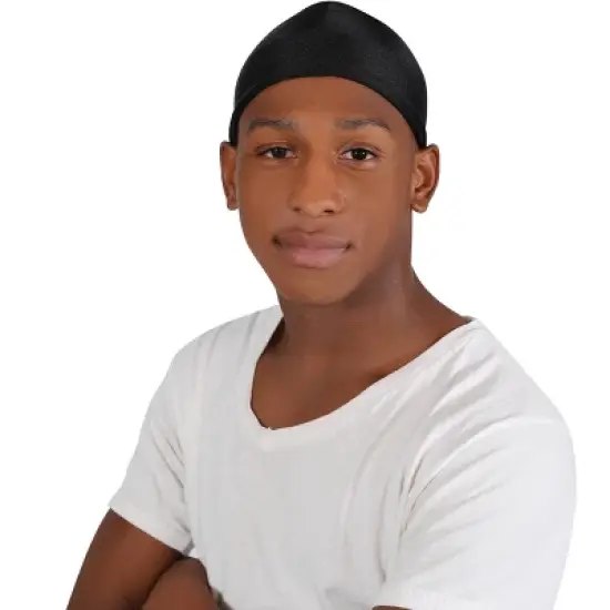 Annie International Spandex Black Skull Cap image {3}