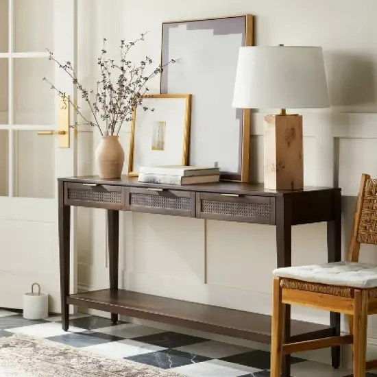 24" x 30" Simple Abstract Shape Framed Canvas - Threshold&trade; designed with Studio McGee image {1}