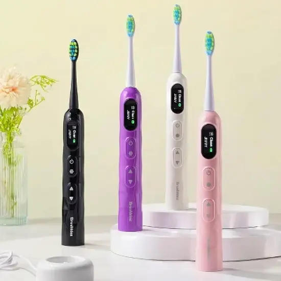 CTB Dealz Replacement Toothbrush Heads &ndash; Soft German Pedex Bristles - Fits With BRUSHKINZ Sonic Electric Toothbrush image {4}