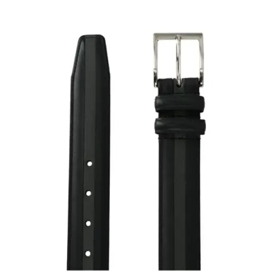 CrookhornDavis Men's The Slate Italian Calfskin Two Tone Inlay Golf Leather Belt image {1}