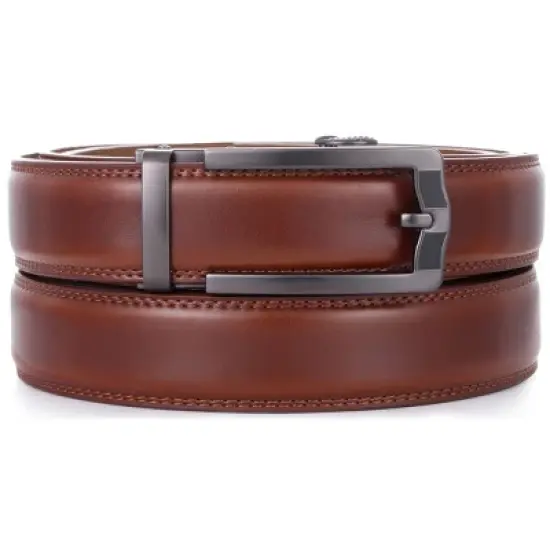 Mio Marino | Men's Horseshoe Leather Ratchet Belt image {7}
