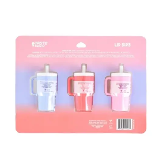 Taste Beauty Lip Balm Tumblers - 3pk image {2}