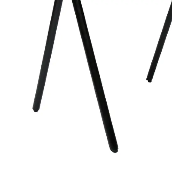 Gurley Handcrafted Modern Industrial Mango Wood Side Table Gray/Black - Christopher Knight Home image {4}