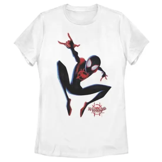 Women's Marvel Spider-Man Spiderverse Miles Morales Flight T-Shirt image {3}