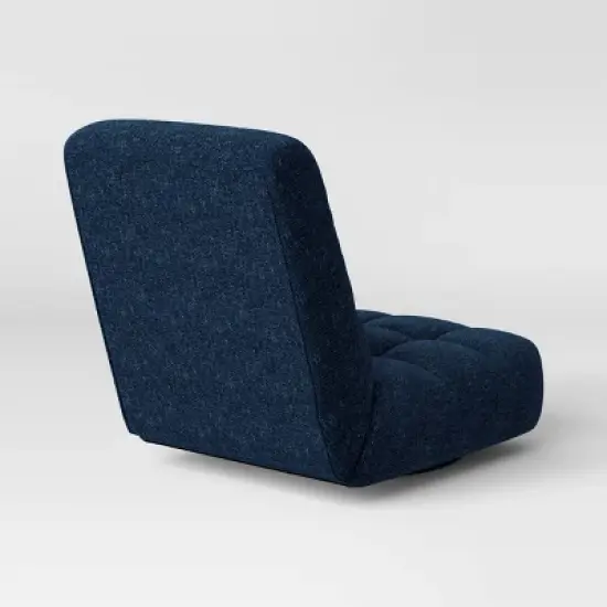 Floor Dorm Gaming Chair with Adjustable Back Navy - Room Essentials&trade; image {3}