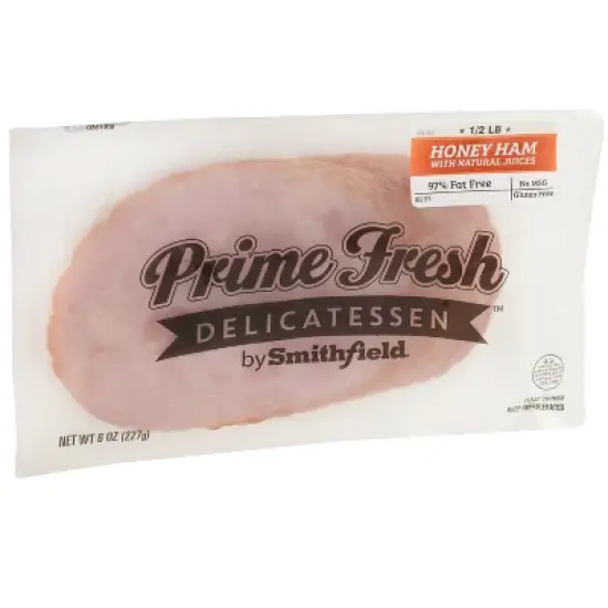 Prime Fresh Honey Ham - 8oz image {1}