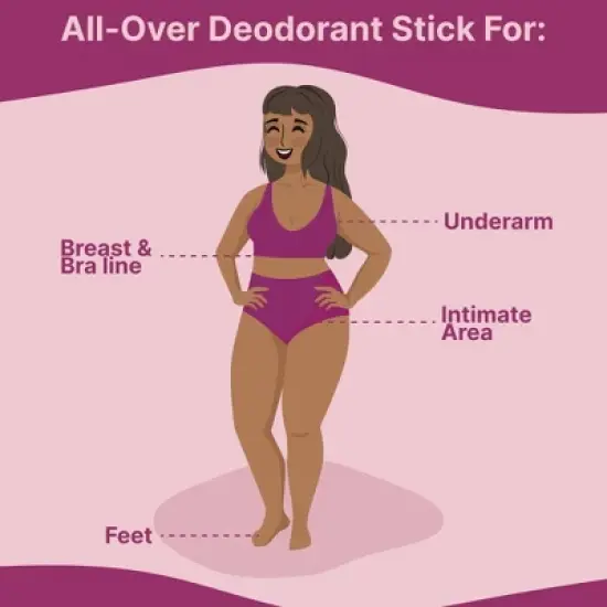 Happy Curves All Over Solid Deodorant - 2.65oz image {3}