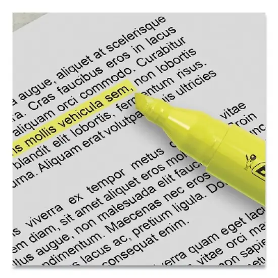 BIC Tank-Style Highlighter Chisel Tip Assorted Colors 36/Pack BLMG36AST image {4}