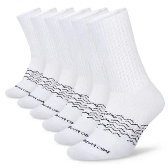 Men's Moisture Control Athletic Crew Socks 6 Pack - Mio Marino image {7}