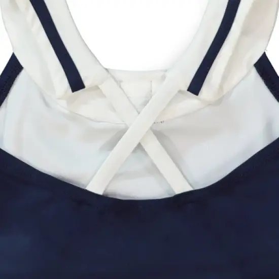 Hope & Henry Girls' One-Piece Sailor Swimsuit, Toddler image {2}