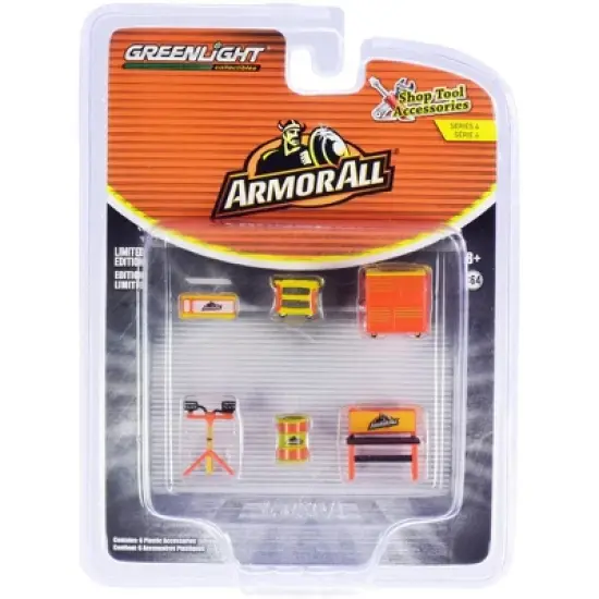 "Armor All" 6 piece Shop Tools Set "Shop Tool Accessories" Series 4 1/64 Models by Greenlight image {2}