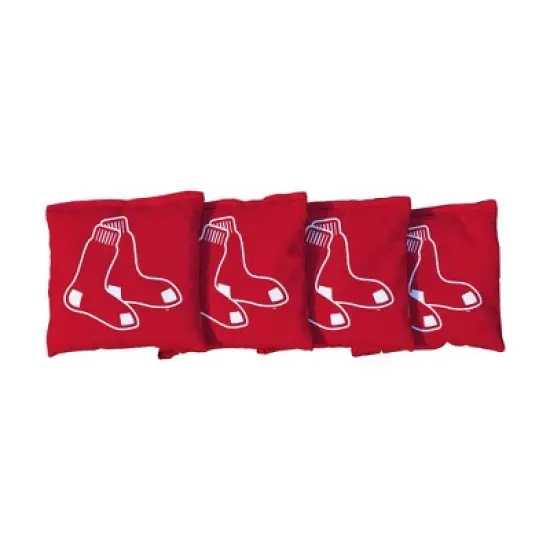 MLB Boston Red Sox Corn-Filled Cornhole Bags Red - 4pk image {1}