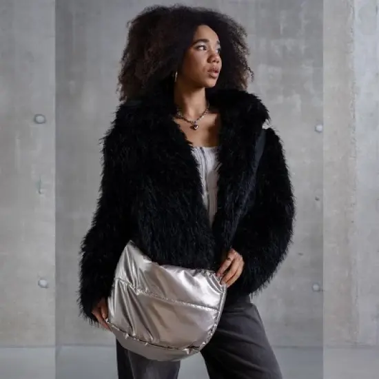 Cover Baby 0-3 Years Organic Premium Beige Wool Adjustable Footmuff in Satin Black image {12}