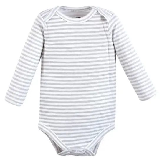 Hudson Baby Infant Boy Cotton Long-Sleeve Bodysuits, Hugasaurus image {6}