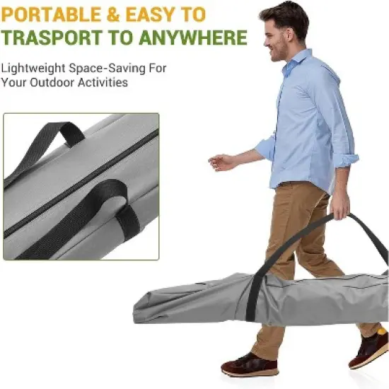 10'x10' Instant Screen House Tent, Outdoor Gazebo with 6 Mesh Walls, Lightweight Folding Shelter for Camping, Backyard & Patio image {4}