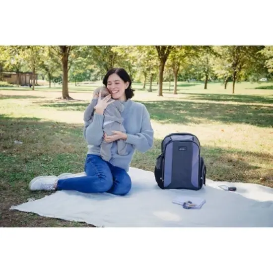 Eddie Bauer Rocky Back Pack Diaper Bag - Gray image {7}