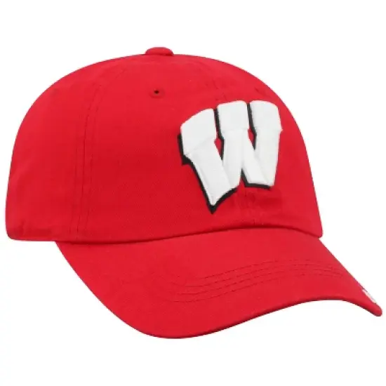 NCAA Wisconsin Badgers Captain Unstructured Washed Cotton Hat image {1}