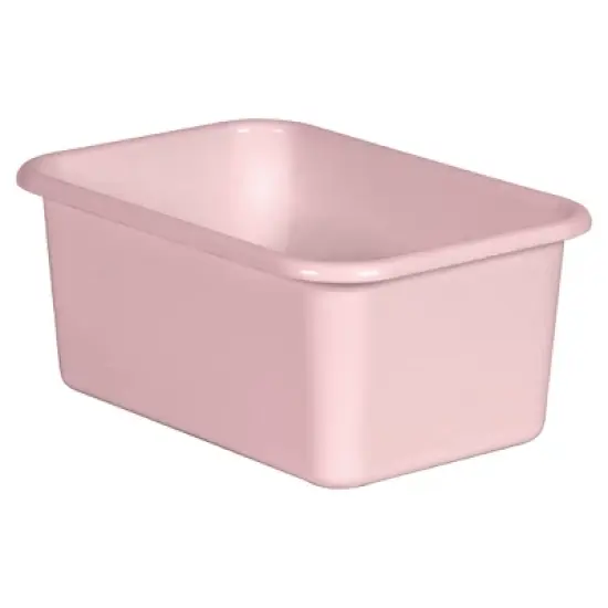 Teacher Created Resources&reg; Blush Small Plastic Storage Bin, Pack of 6 image {1}