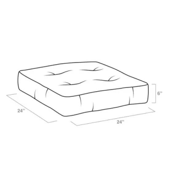 ARDEN Outdoor Plush Modern Tufted Deep Seat Cushion image {3}