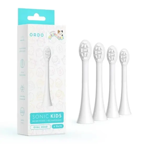 ORDO Sonic Kids' Rechargeable - Brush Heads - White - 4pk image {5}