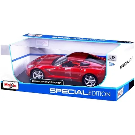2014 Chevrolet Corvette C7 Stingray Metallic Red 1/18 Diecast Model Car by Maisto image {3}