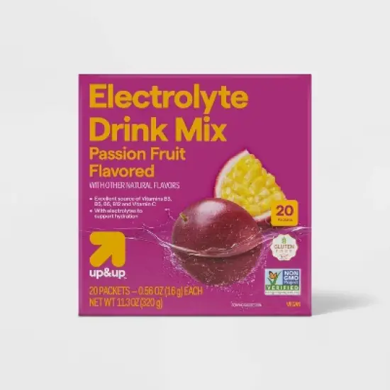 Hydration with Electrolytes Drink Mix - Passion Fruit - up&up&trade; image {7}