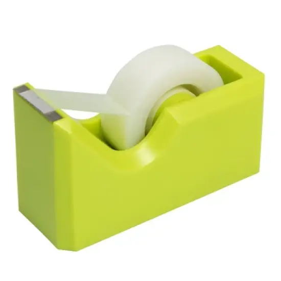 JAM Paper Colorful Desk Tape Dispensers - Lime image {3}