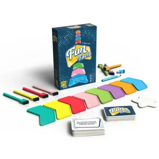Fun Facts Game: Asmodee&reg; Educational Party Board for Social & Creative Skills, 4-8 Players, 30 Min Play, Includes Cards & Marker image {3}