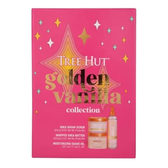 Tree Hut Golden Vanilla Gift Set - 3ct image {1}